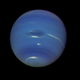 The large dark vortex observed by Voyager 2 in 1989.